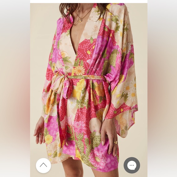 Spell Joshua tree robe kimono candy S/M NWT - Picture 7 of 10